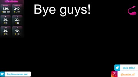 su_ssie online show from 7, 1, 2025