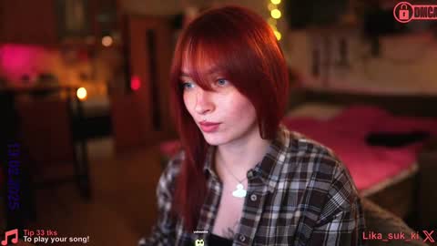 Lika ginger  Jessy blond   online show from 13, 2, 2025