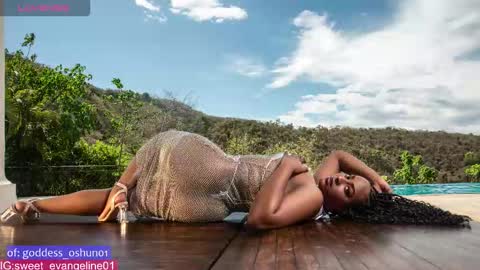 Snapshot of sweer_oshun chatting on 15, 3, 2026 Evangeline online show from 15, 3, 2026