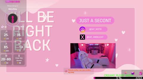 Snapshot of the_cat_girl_ chatting on 21, 1, 2025 i am Cat online show from 21, 1, 2025