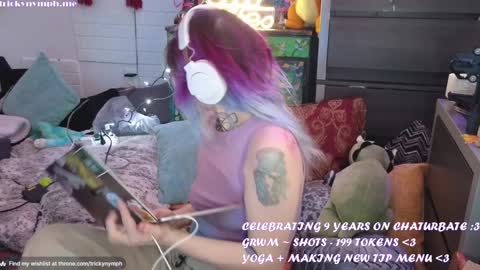 Snapshot of tricky_nymph chatting on 22, 12, 2024 Cassie online show from 22, 12, 2024