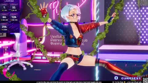 Vex Ruby online show from 1, 2, 2025