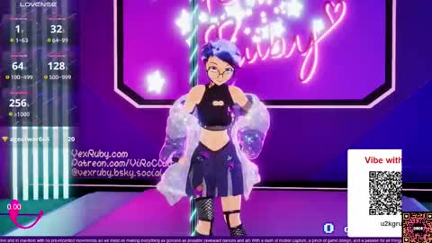 Vex Ruby online show from 21, 9, 2025