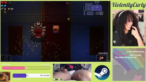 Snapshot of violentlycurly chatting on 13, 3, 2026 Curly the Coin Operated Toy online show from 13, 3, 2026