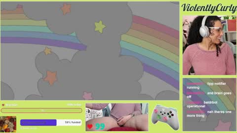 Snapshot of violentlycurly chatting on 8, 5, 2026 Curly the Coin Operated Toy online show from 8, 5, 2026