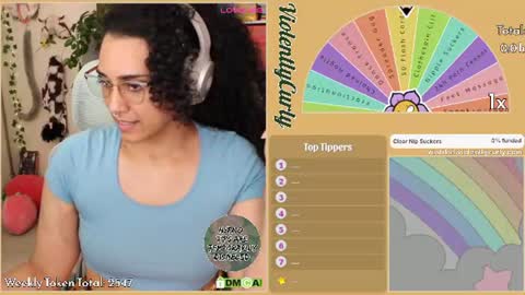 Snapshot of violentlycurly chatting on 9, 6, 2026 Curly the Coin Operated Toy online show from 9, 6, 2026