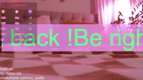 Snapshot of xo_sadie chatting on 8, 4, 2026 Xo Sadie online show from 8, 4, 2026