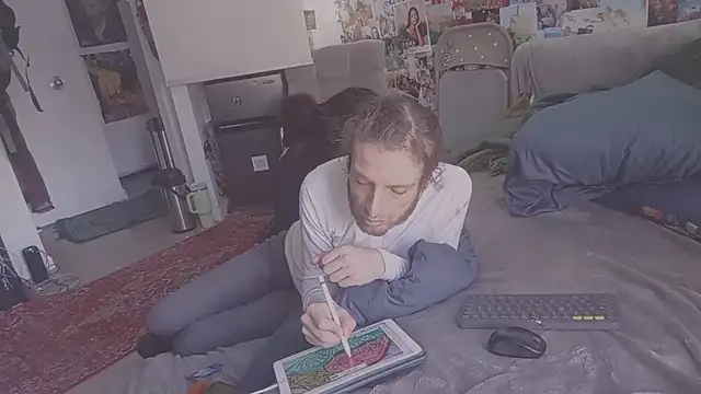 Snapshot of DownstairsSky chatting on 23, 2, 2025 DownstairsSky online show from 23, 2, 2025