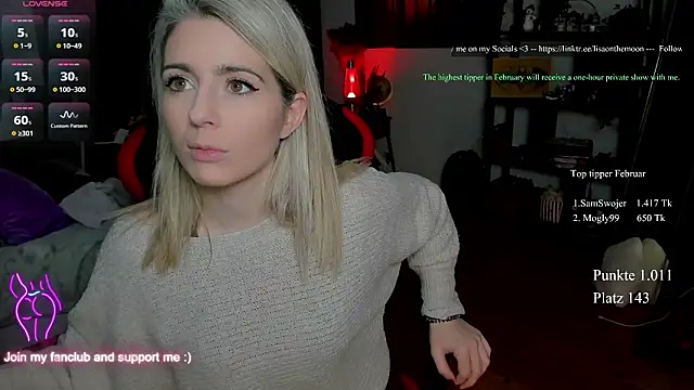 Snapshot of Lisaonthemoon chatting on 5, 2, 2026 Lisaonthemoon online show from 5, 2, 2026