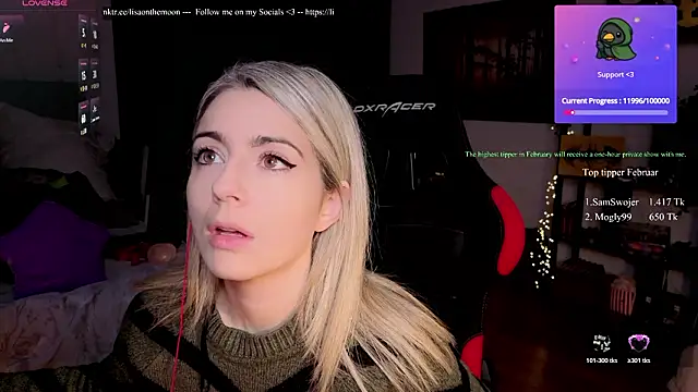 Snapshot of Lisaonthemoon chatting on 7, 2, 2026 Lisaonthemoon online show from 7, 2, 2026