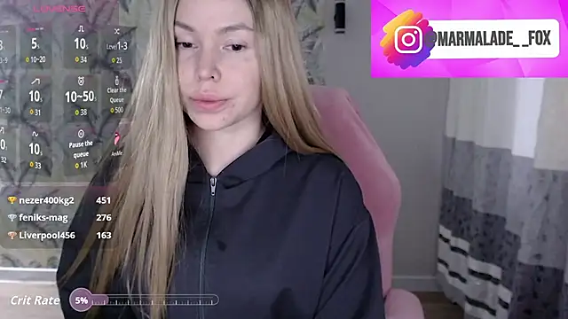 Marmalade Fox online show from 13, 4, 2026