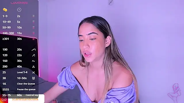 ScarlettAndClark online show from 1, 3, 2025