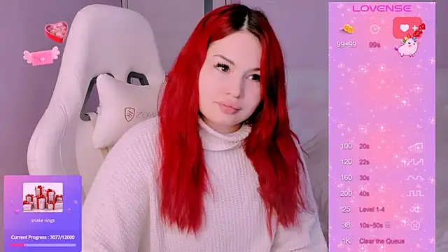 Snapshot of MissClarks chatting on 24, 1, 2025 MissClarks online show from 24, 1, 2025