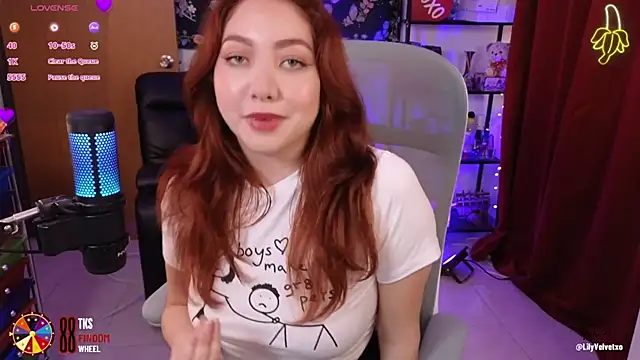 Snapshot of LilyVelvett chatting on 28, 2, 2025 LilyVelvett online show from 28, 2, 2025