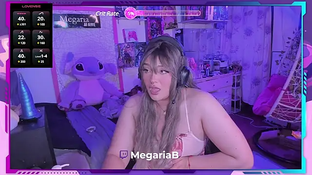 Snapshot of MegariaB chatting on 8, 2, 2025 MegariaB online show from 8, 2, 2025