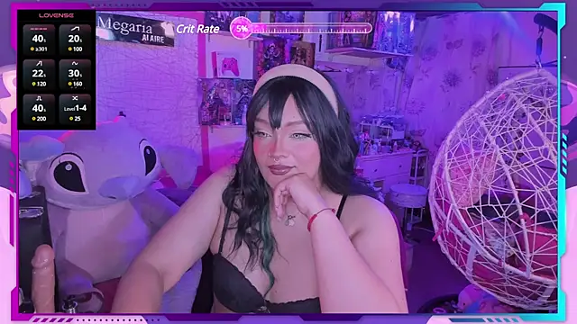 Snapshot of MegariaB chatting on 2, 3, 2025 MegariaB online show from 2, 3, 2025