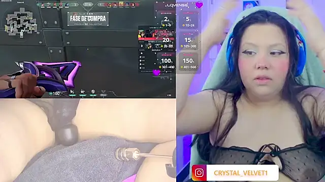 crystal7u7 online show from 22, 10, 2025