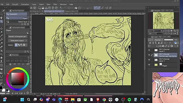 DrenchedArt online show from 2, 12, 2024