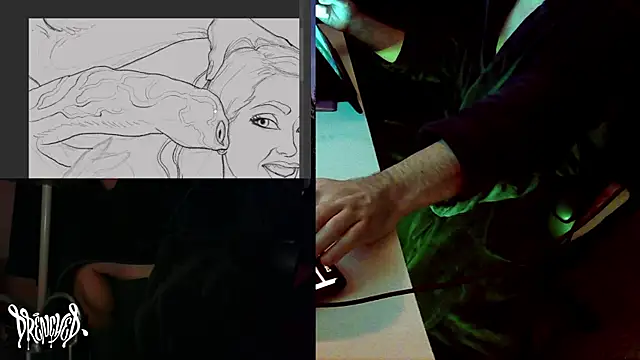 DrenchedArt online show from 3, 1, 2025