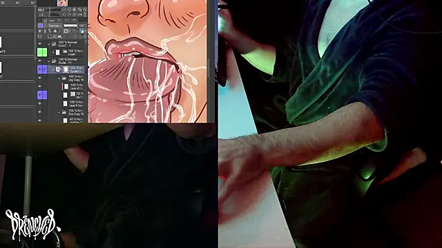 DrenchedArt online show from 8, 1, 2025