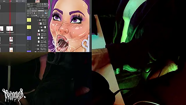 DrenchedArt online show from 13, 1, 2025