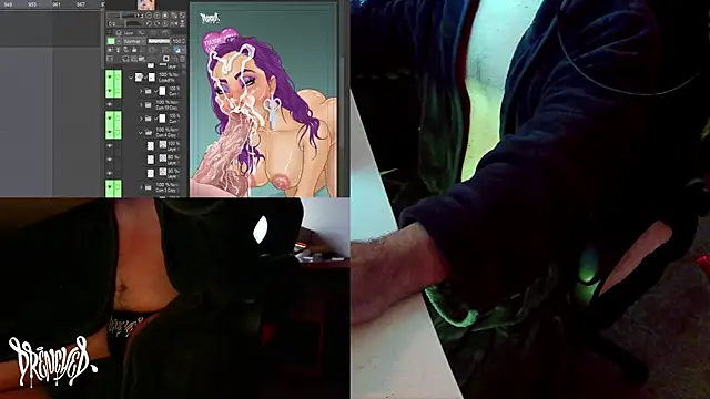 DrenchedArt online show from 21, 1, 2025