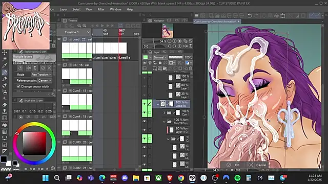 DrenchedArt online show from 22, 1, 2025