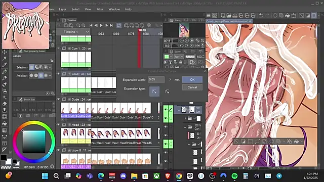 DrenchedArt online show from 23, 1, 2025