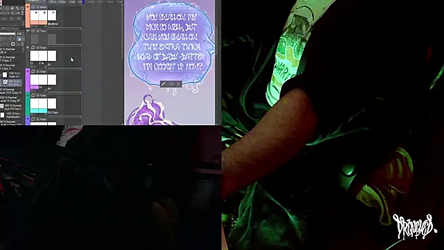 DrenchedArt online show from 15, 10, 2025