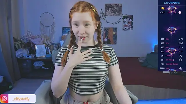 Snapshot of CallMeEffy1 chatting on 18, 1, 2026 CallMeEffy1 online show from 18, 1, 2026