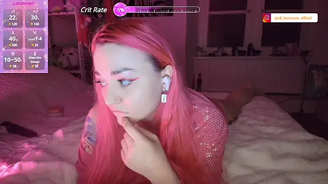 PinkHurricaneOfficial online show from 13, 1, 2025