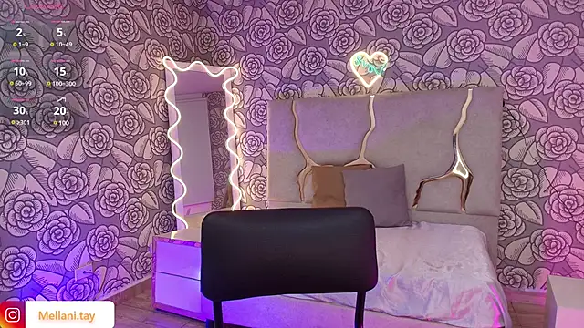 Snapshot of Mellani_tay chatting on 3, 3, 2025 Mellani tay online show from 3, 3, 2025