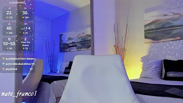 Snapshot of Nate_franco chatting on 1, 2, 2025 Nate franco online show from 1, 2, 2025