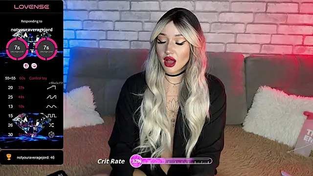 Eva Evile online show from 8, 3, 2026