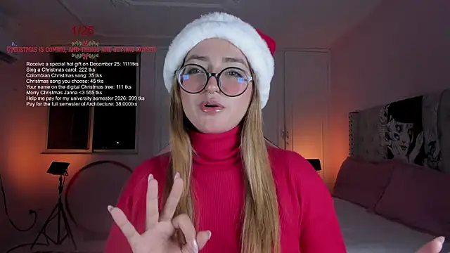 Snapshot of SweetJennaa chatting on 2, 12, 2025 SweetJennaa online show from 2, 12, 2025