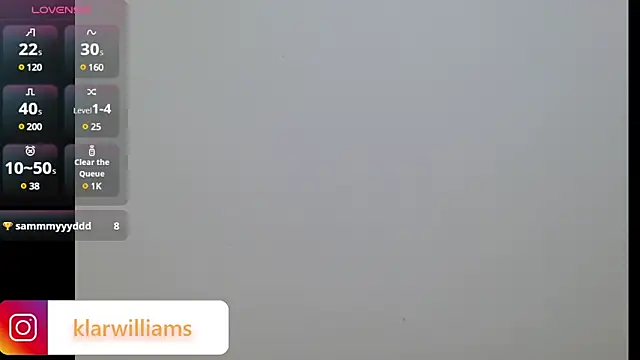 Snapshot of klarwillians chatting on 24, 1, 2025 klarwillians online show from 24, 1, 2025