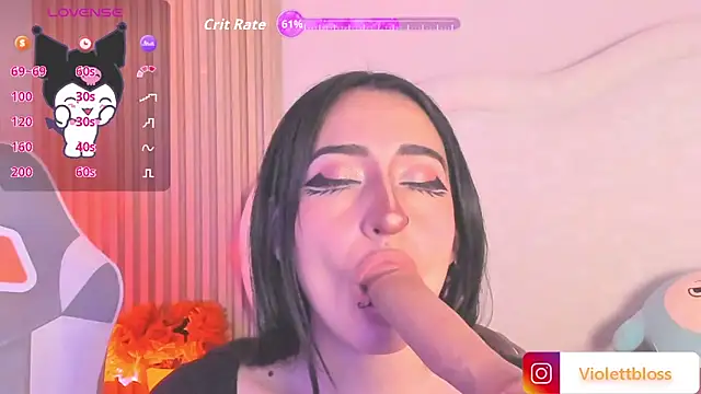 Snapshot of Violettbloss chatting on 12, 9, 2025 Violettbloss online show from 12, 9, 2025