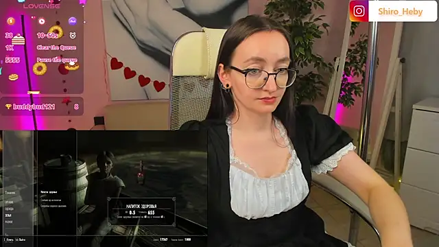 Snapshot of ShiroHeby chatting on 28, 2, 2025 ShiroHeby online show from 28, 2, 2025