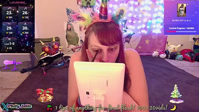 BabyZelda online show from 18, 12, 2025