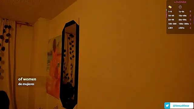 Venus R0se online show from 9, 10, 2025