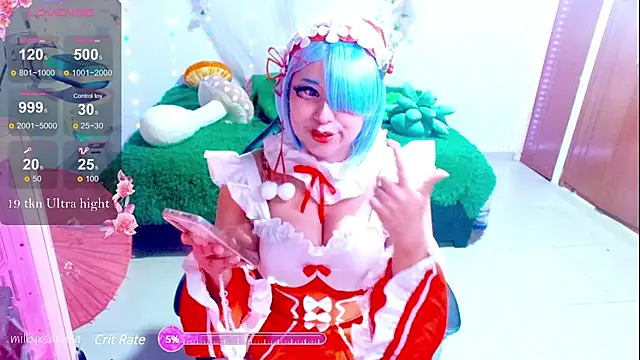 Snapshot of MilkyXSakura chatting on 16, 12, 2024 MilkyXSakura online show from 16, 12, 2024