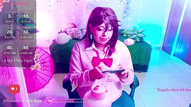 Snapshot of MilkyXSakura chatting on 20, 2, 2025 MilkyXSakura online show from 20, 2, 2025