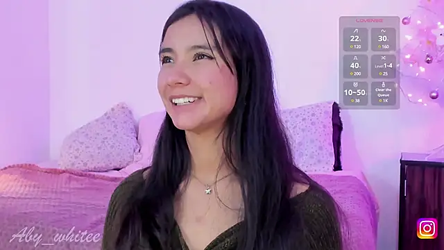 Snapshot of AbyWhitee chatting on 15, 12, 2024 AbyWhitee online show from 15, 12, 2024