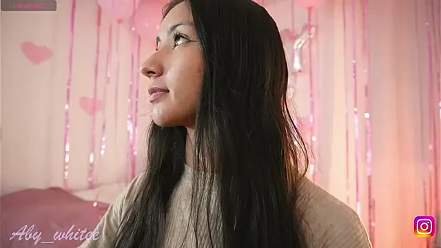 Snapshot of AbyWhitee chatting on 17, 10, 2025 AbyWhitee online show from 17, 10, 2025