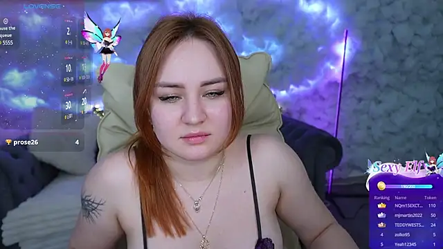 Snapshot of LovelyBell chatting on 10, 1, 2025 LovelyBell online show from 10, 1, 2025