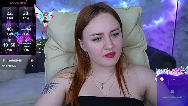 Snapshot of LovelyBell chatting on 10, 1, 2025 LovelyBell online show from 10, 1, 2025