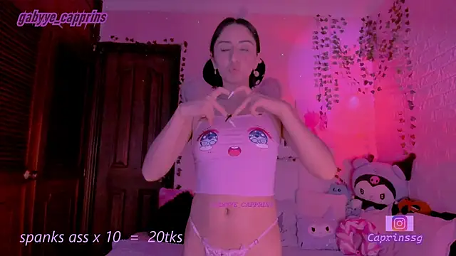 gabyye capprins online show from 10, 1, 2026