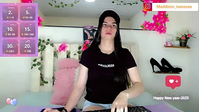 Snapshot of Madisson_Ivanova chatting on 6, 1, 2025 Madisson Ivanova online show from 6, 1, 2025