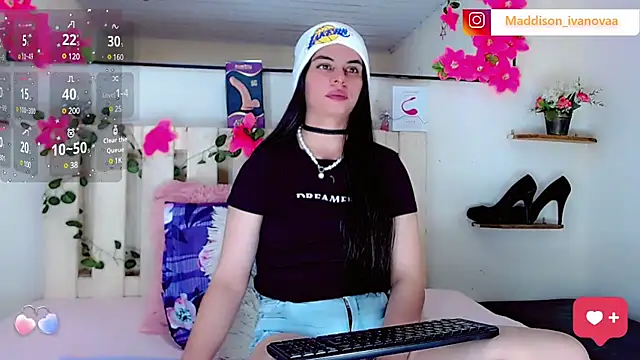 Snapshot of Madisson_Ivanova chatting on 10, 1, 2025 Madisson Ivanova online show from 10, 1, 2025