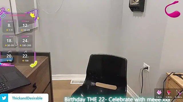 ThickGirlsDoItBetter online show from 12, 9, 2025